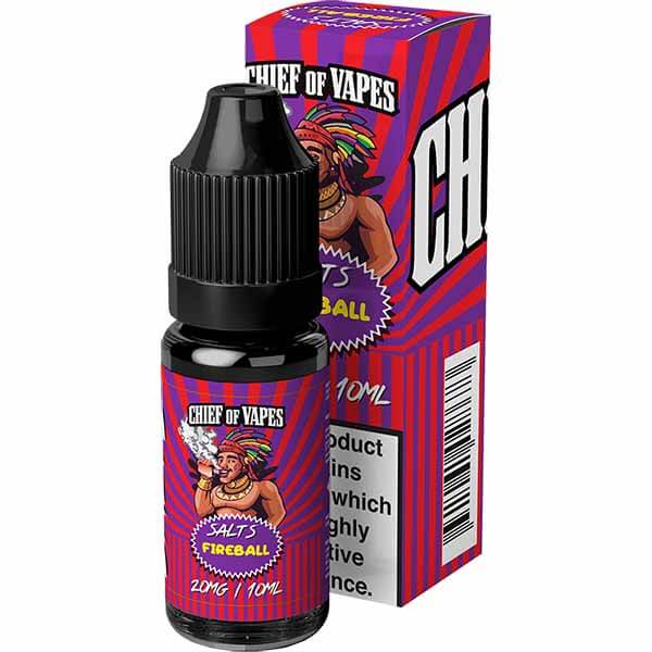 Chief of Vapes Salt - Fireball - 10ml 20mg 50/50 – Pack of 10
