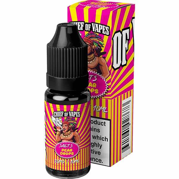 Chief of Vapes Salt - Pear Drops - 10ml 20mg 50/50 – Pack of 10
