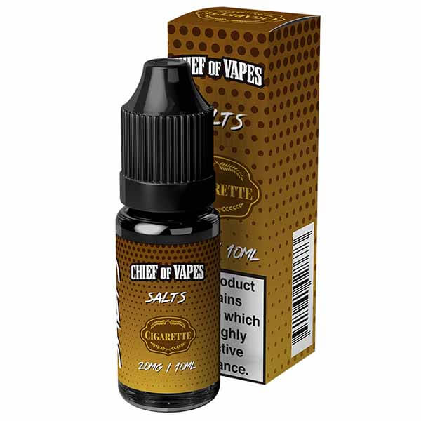 Chief of Vapes Salt - Cigarette - 10ml 20mg 50/50 – Pack of 10